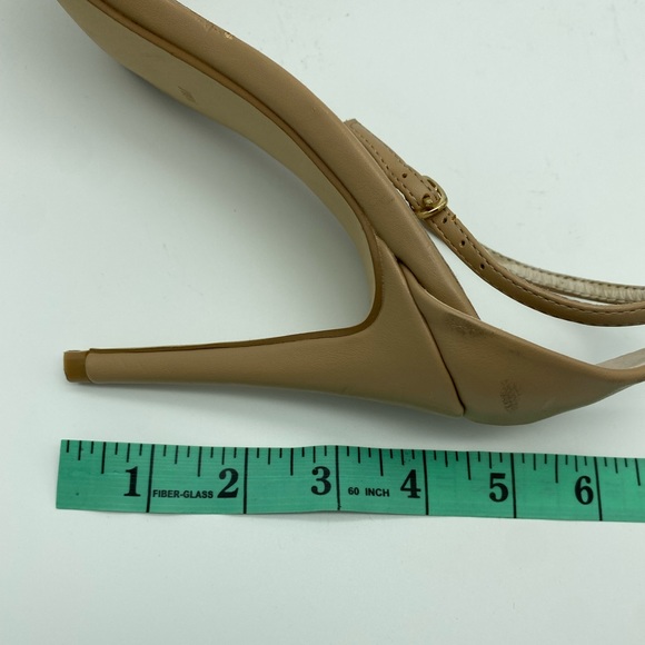 Steve Madden Stecy Nude Tan Beige Strappy Heels Size 10M - Picture 16 of 16